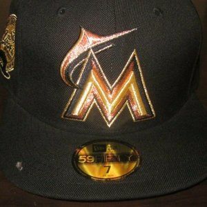 MLB Miami Marlins Basic 59FIFTY Fitted Cap SZ 7